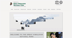 Desktop Screenshot of greathimalayannationalpark.com